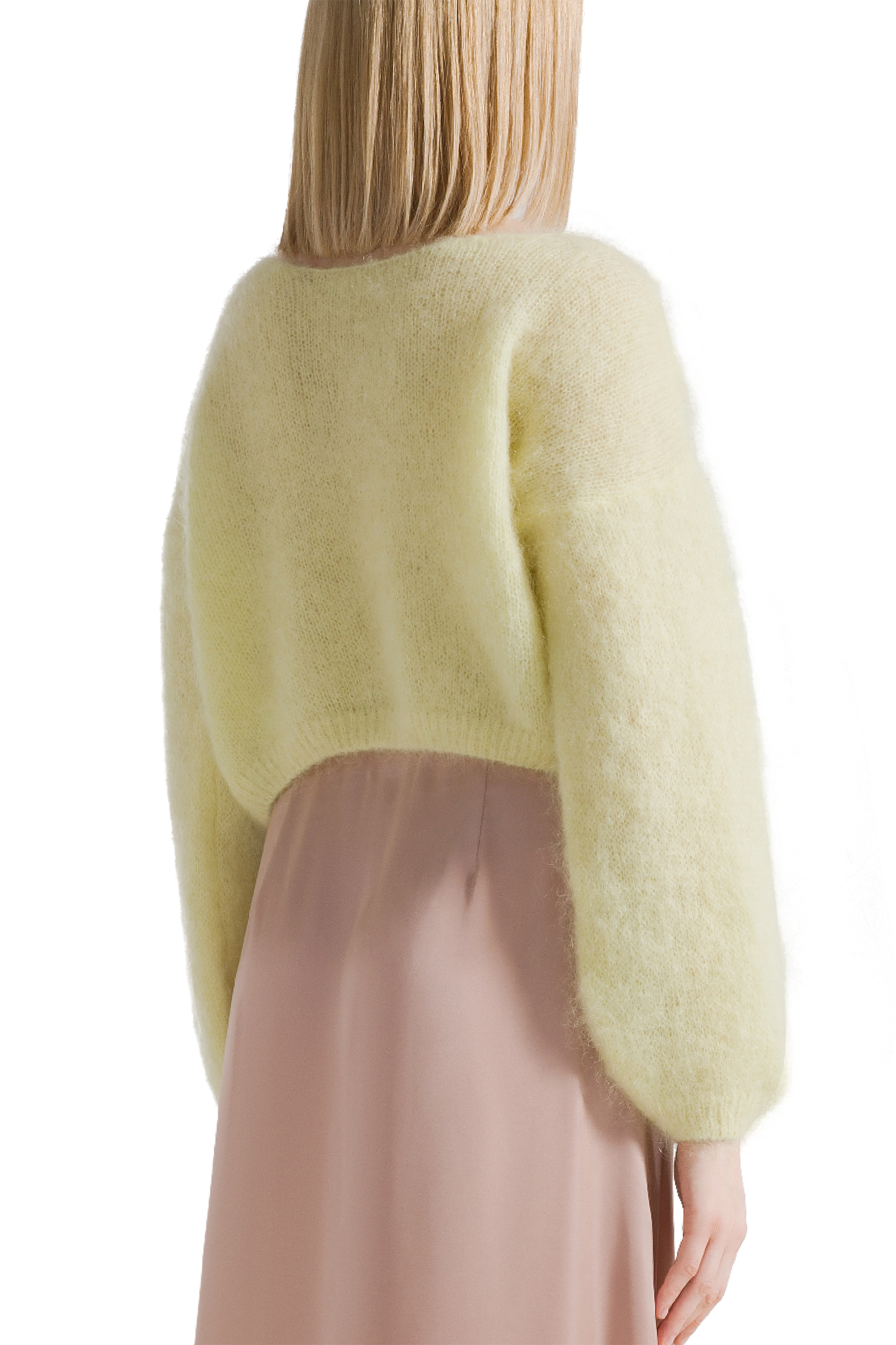 Cornelia Cropped Cardigan Light Yellow