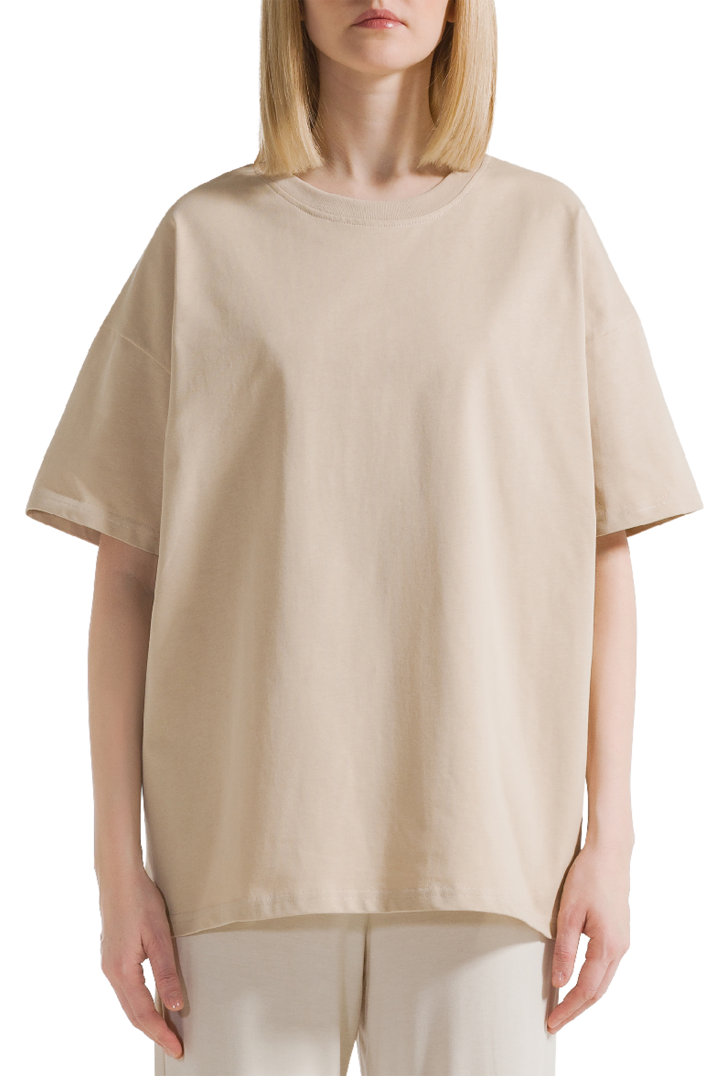 Doria Boxy T-Shirt Light Cappuccino