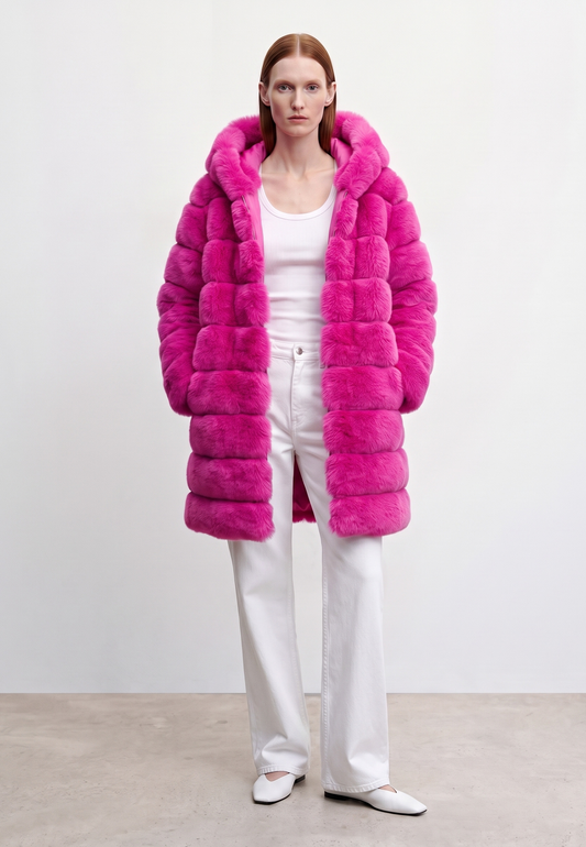 Blake Long Neon Pink Model 05