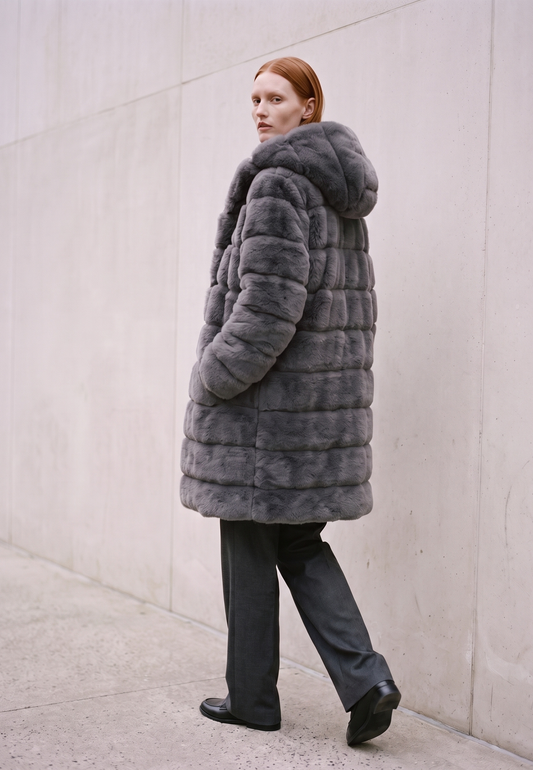 Blake Long Dark Grey Model 06