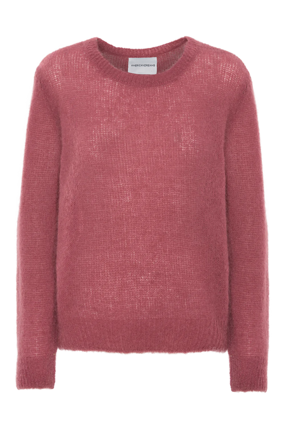 Ulla O Neck Knit Pullover Mauve - Sample