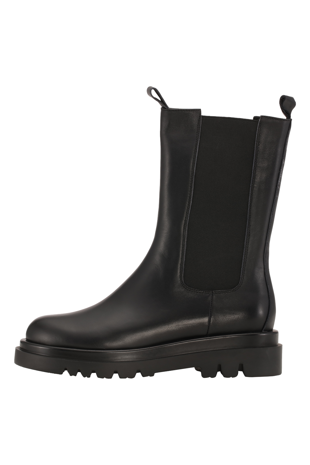 Kimora Leather Boots Black