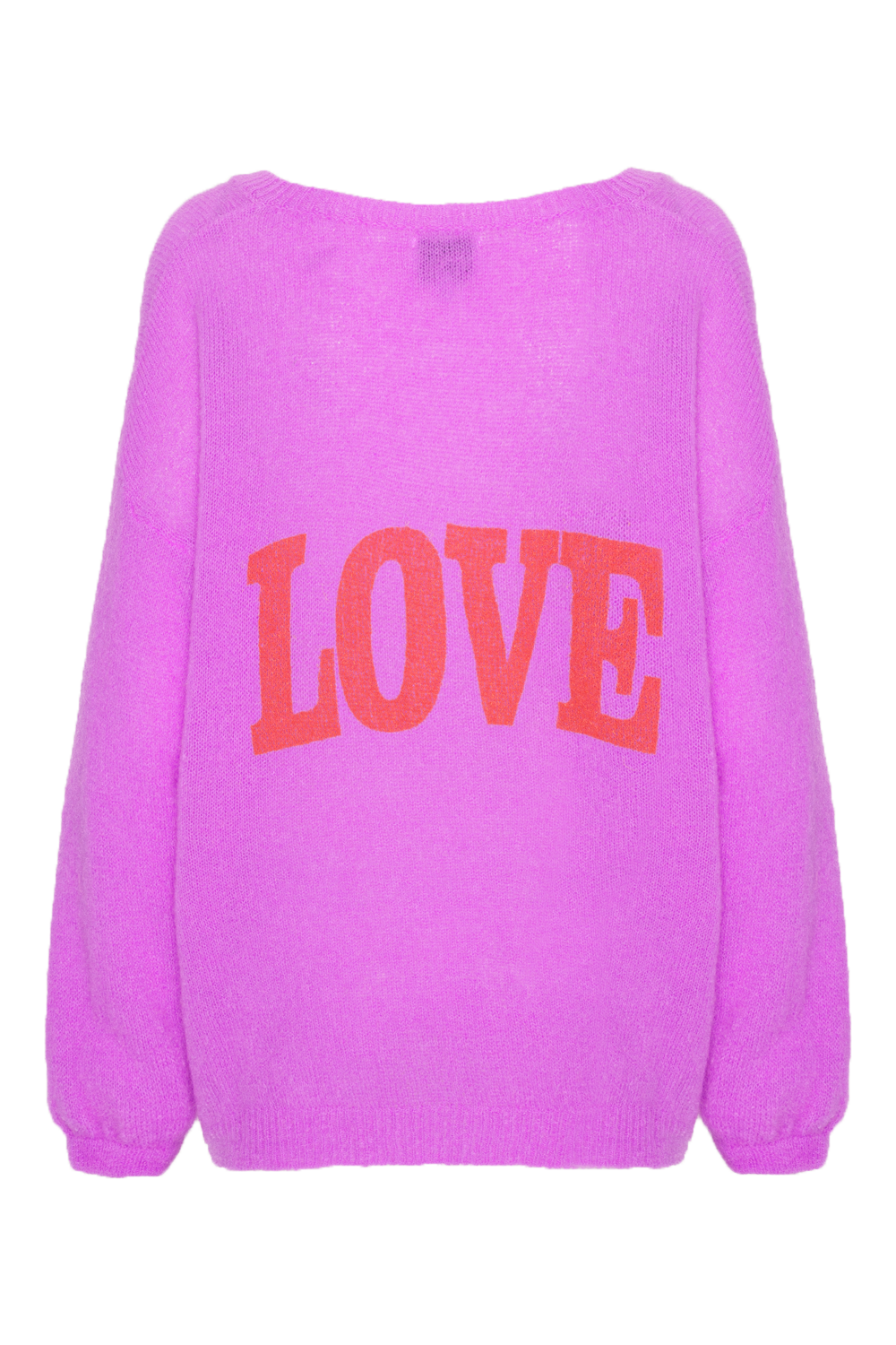 Silja Back Letters Pearly Purple W/ Coral Red Letters (LOVE)