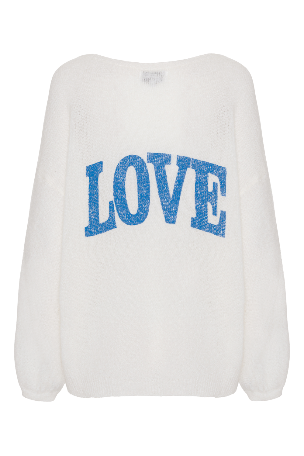 Silja Back Letters White W/ Sky Blue Letters (LOVE)