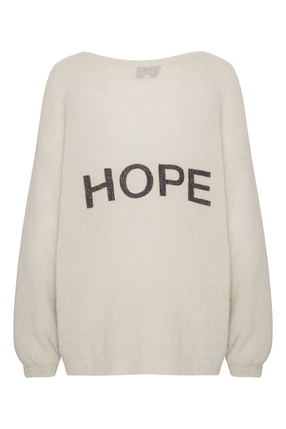 Silja Back Letters Beige W/ Black Letters (HOPE)