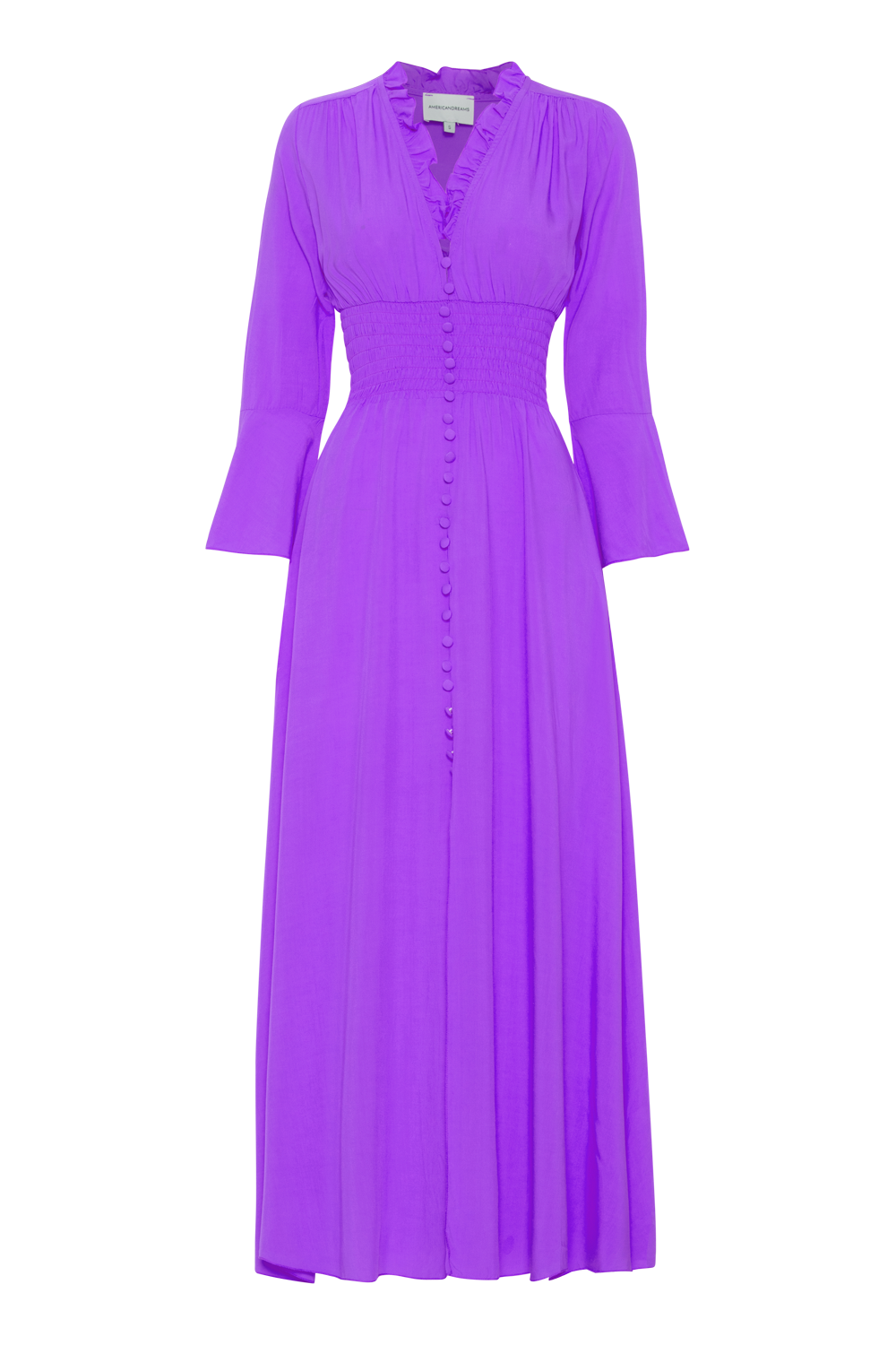 Sally Long Dress Dark Lilac