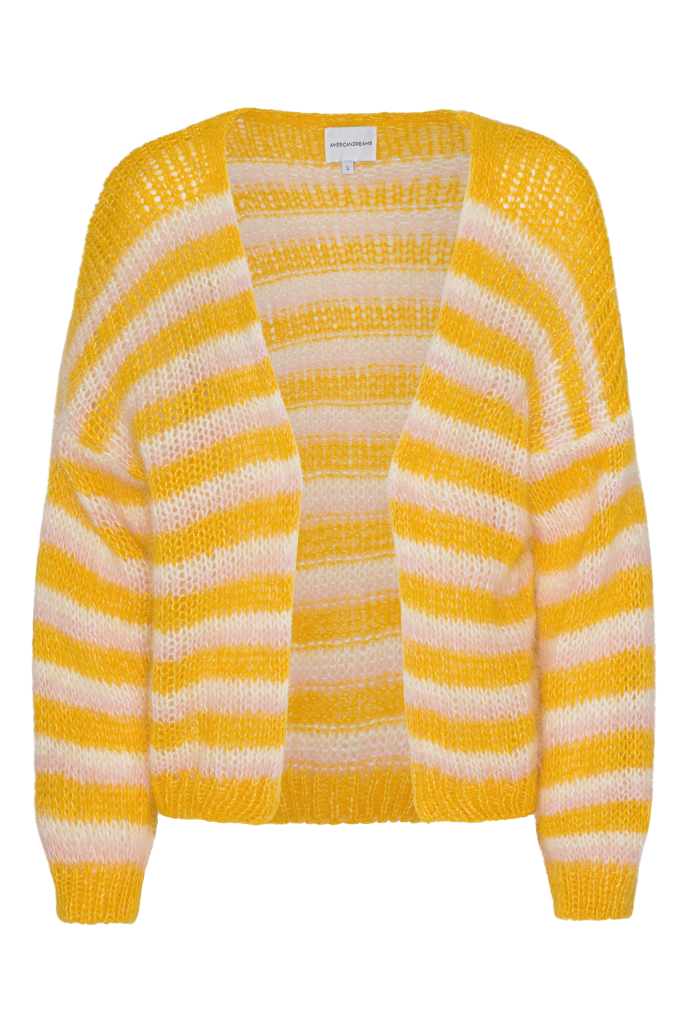 Ramona Knit Cardigan Yellow Striped