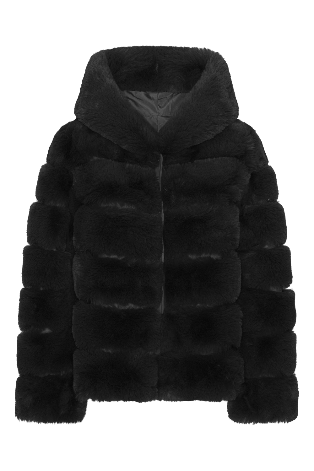 Blake Short Faux Fur Jacket Black