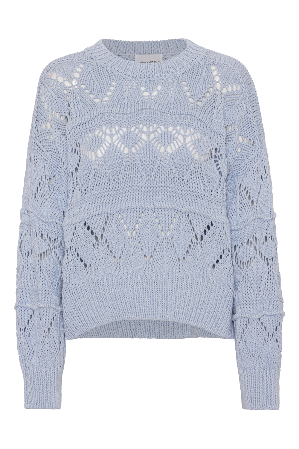 Cassie Cotton Pullover Light Blue