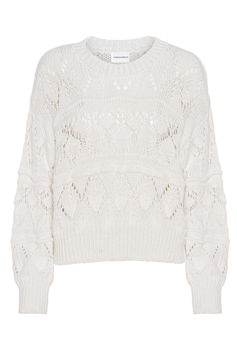 Cassie Cotton Pullover White