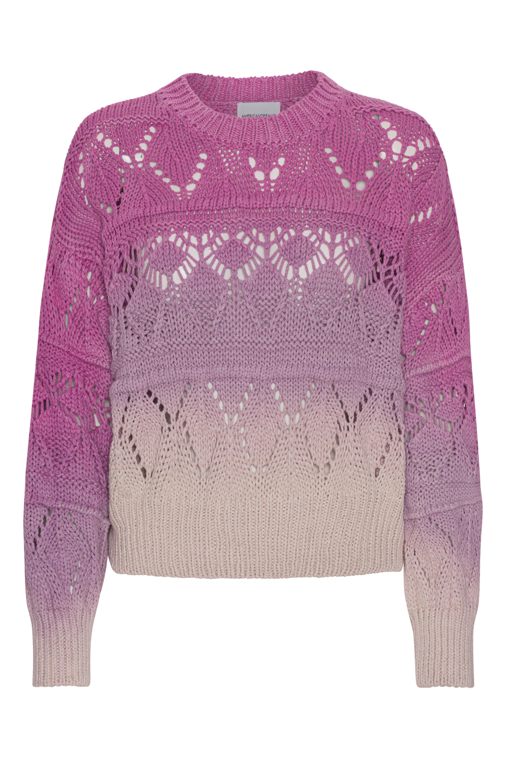 Cassie Cotton Pullover Lilac Ombre