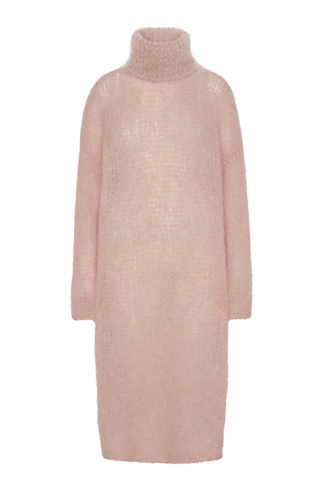 Chiara LS Roll Neck Dress Light Pink