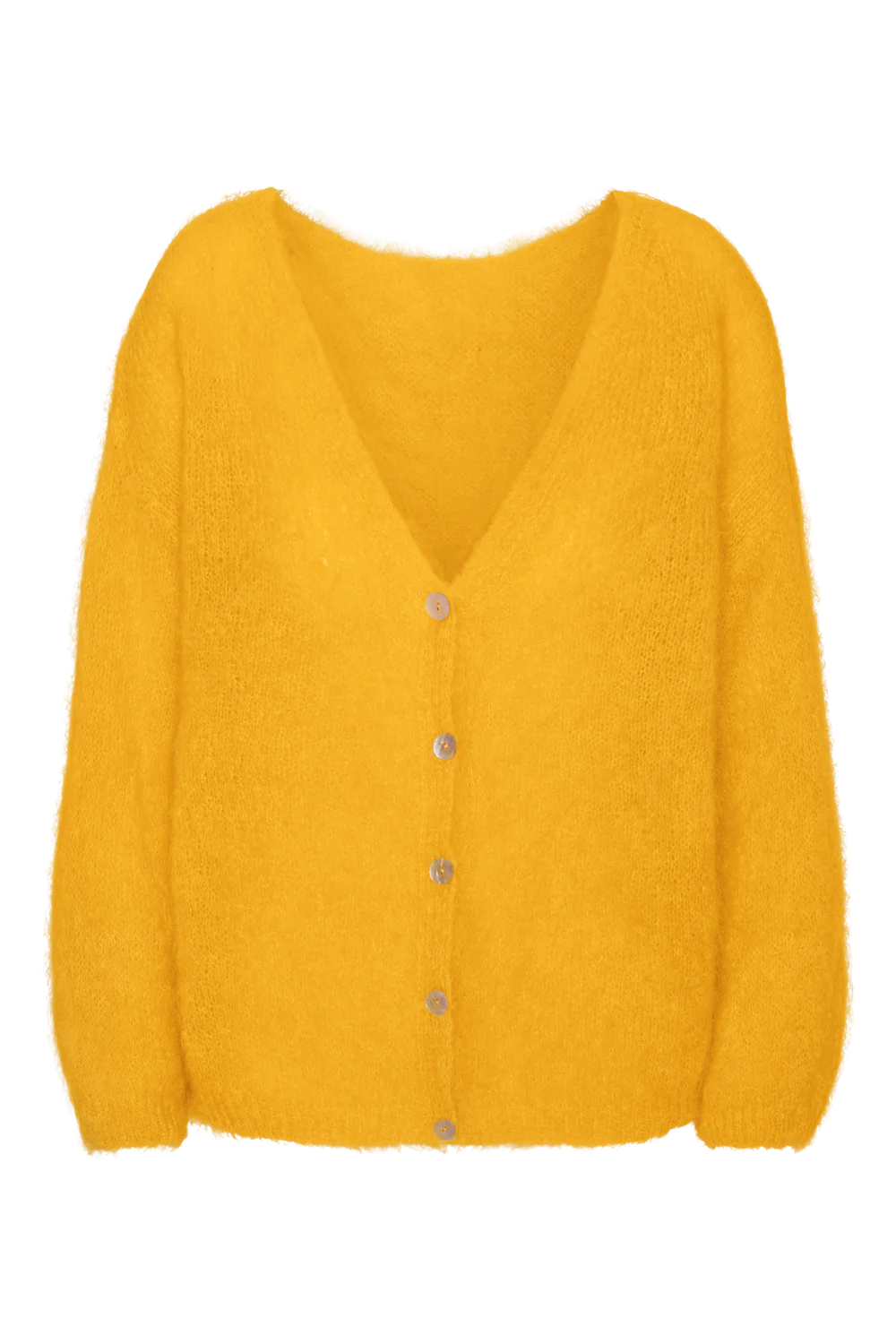 Cornelia LS Cardigan Burnt Yellow