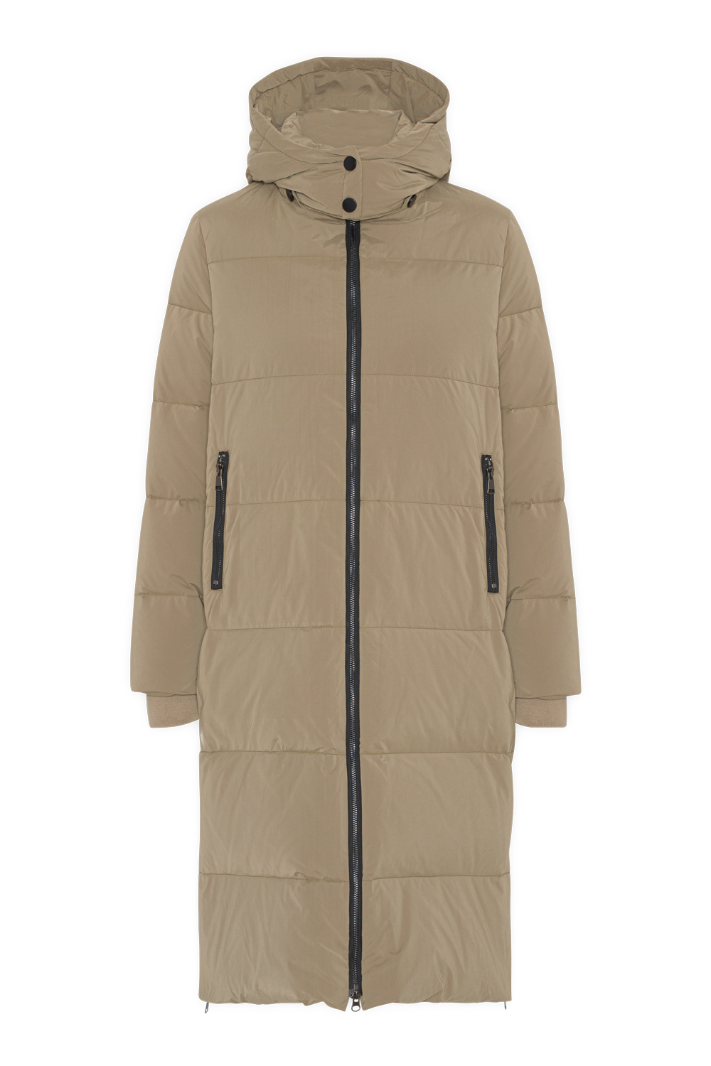 Daniye Long Down Coat Brown - Sample