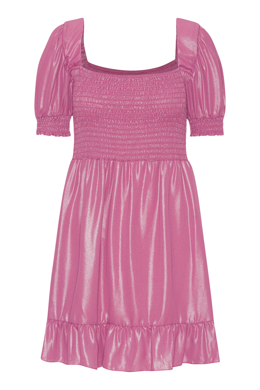 Jade Shimmer Short Dress Pink - Sample