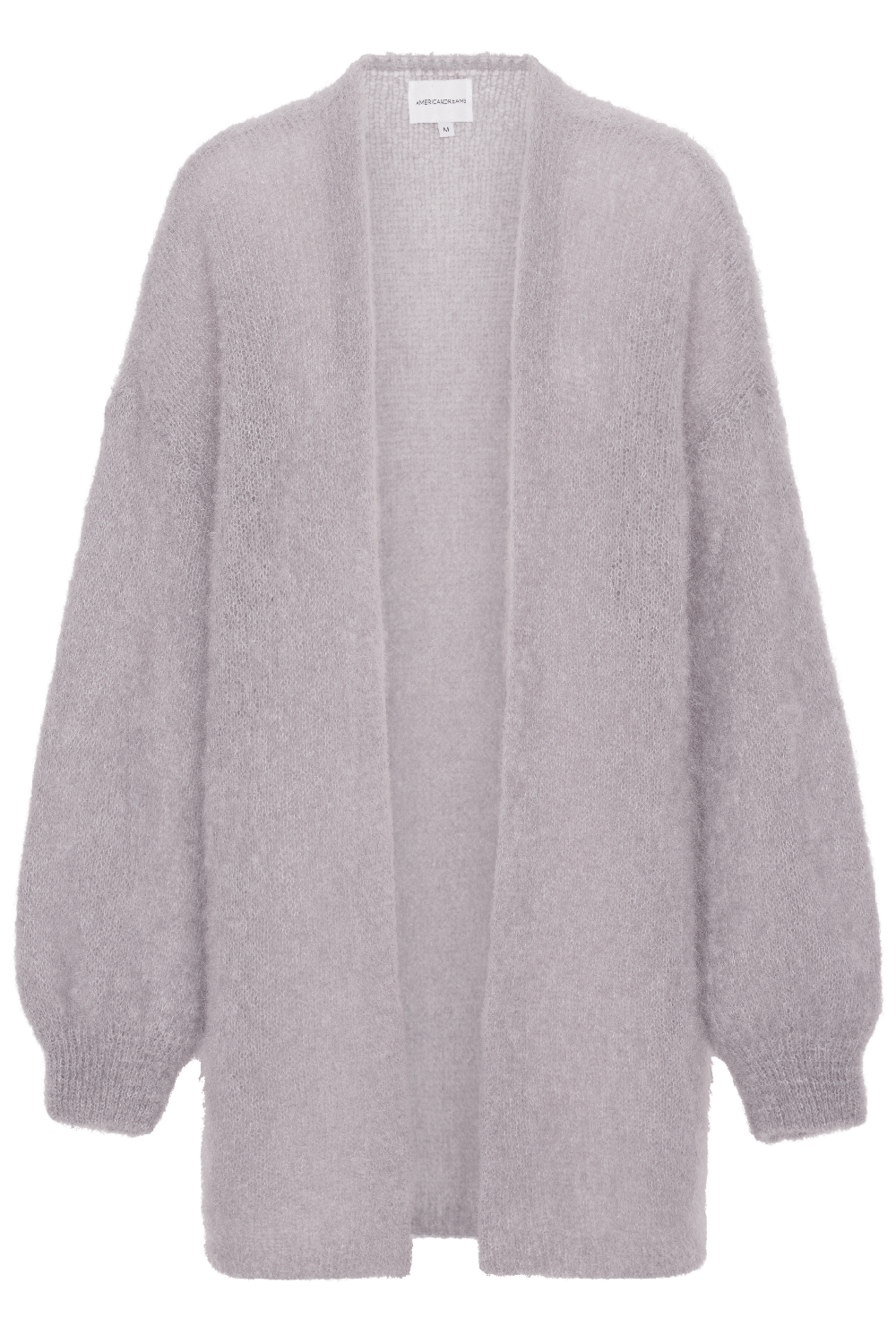 Lee Midi Cardigan Light Grey