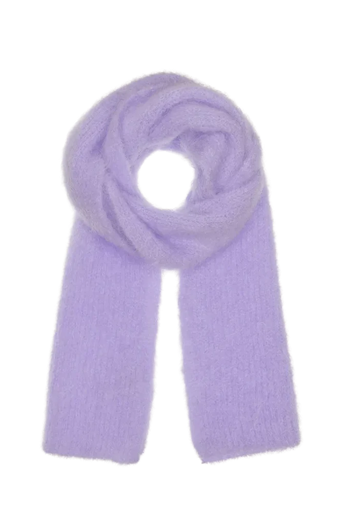 Lisa Mohair Scarf Lilac
