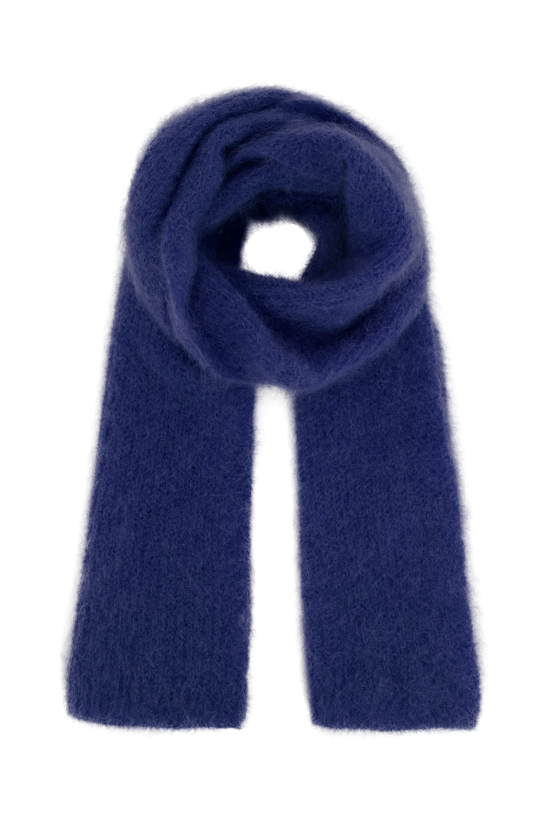 Lisa Mohair Scarf Navy Blue