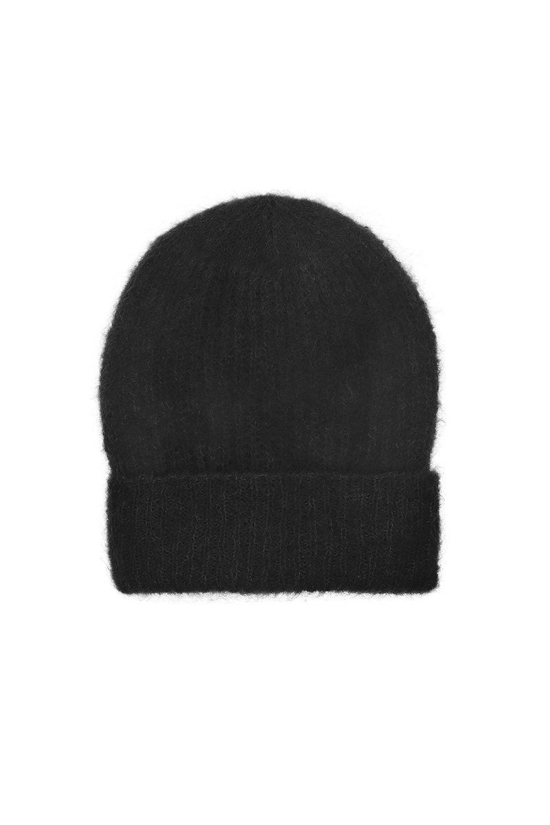 Mila Mohair Beanie Black