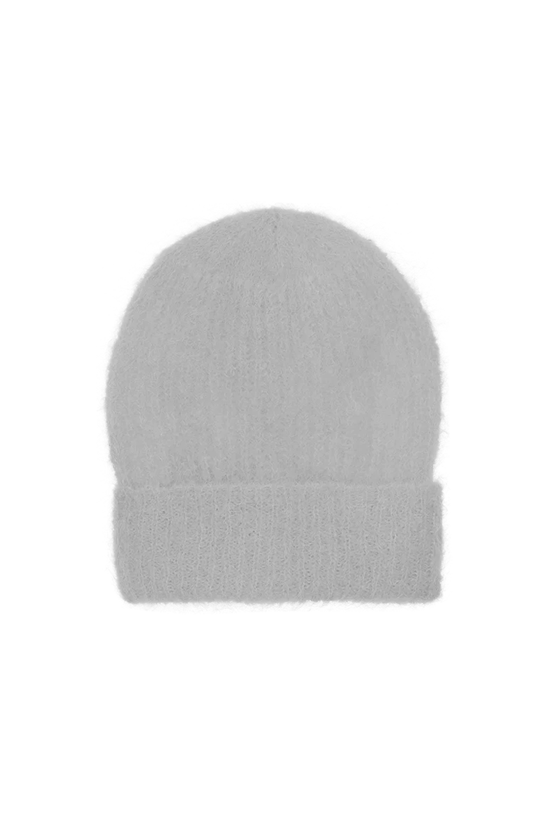 Mila Mohair Beanie Grey