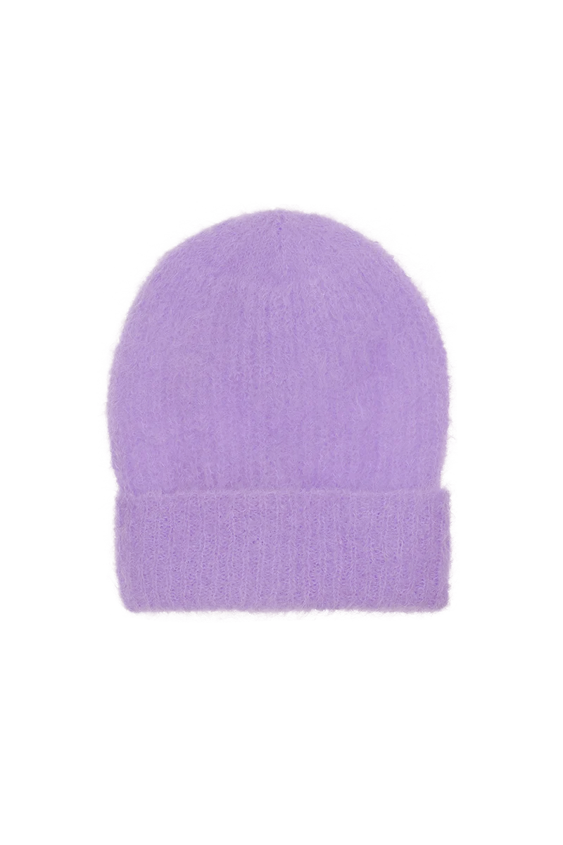 Mila Mohair Beanie Lilac