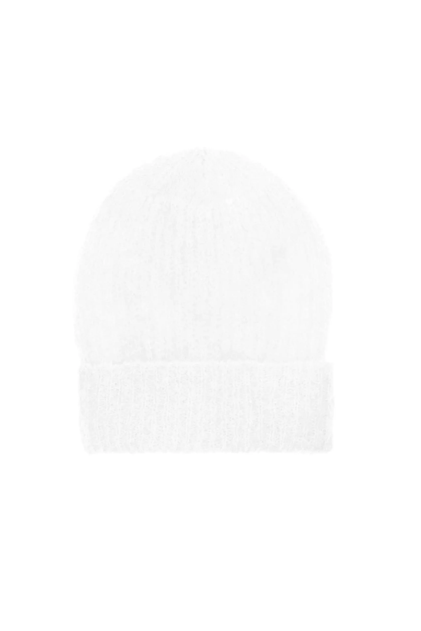 Mila Mohair Beanie White