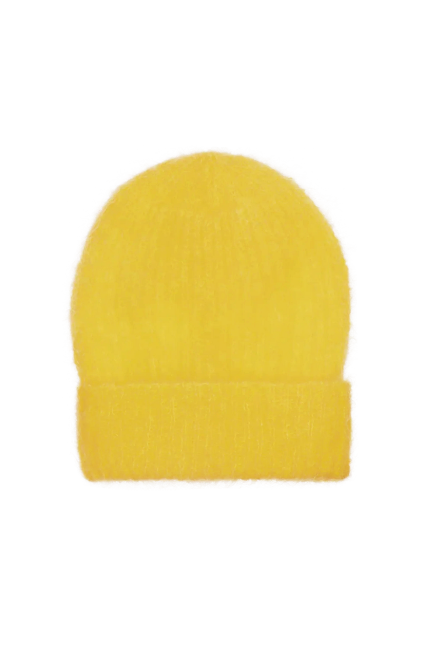 Mila Mohair Beanie Yellow