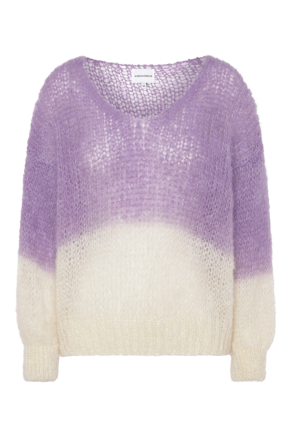Milana Knit 2-Colored Lilac/White