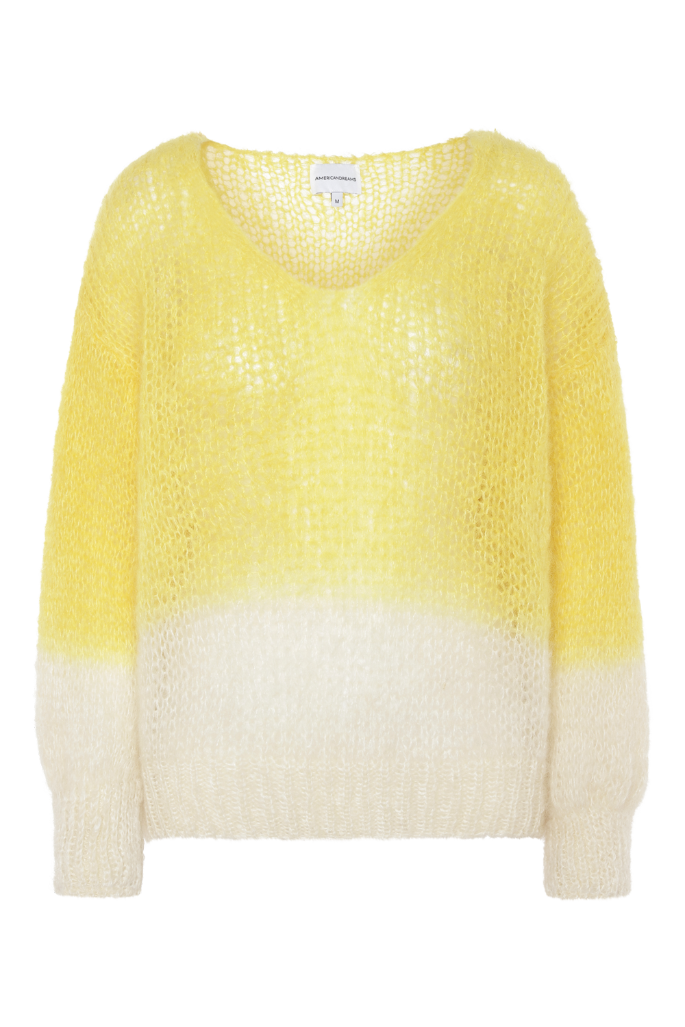 Milana Knit 2-Colored Yellow/White