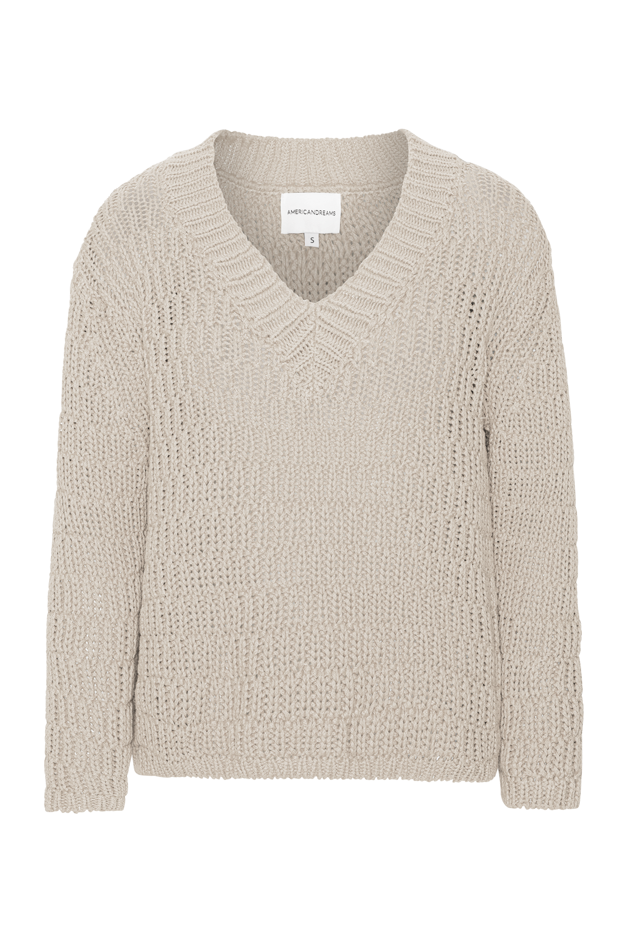 Sui Cotton Pullover Beige