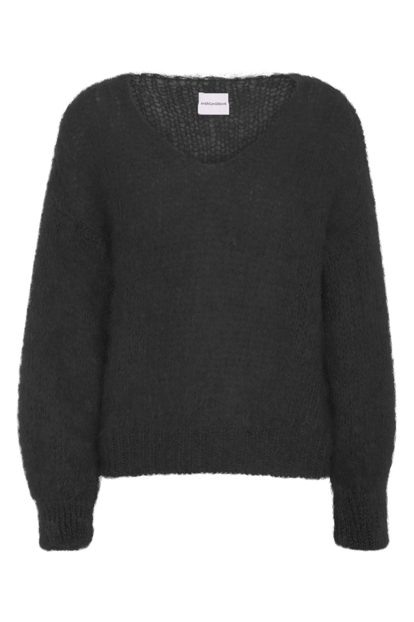 Milana LS Mohair Knit Black