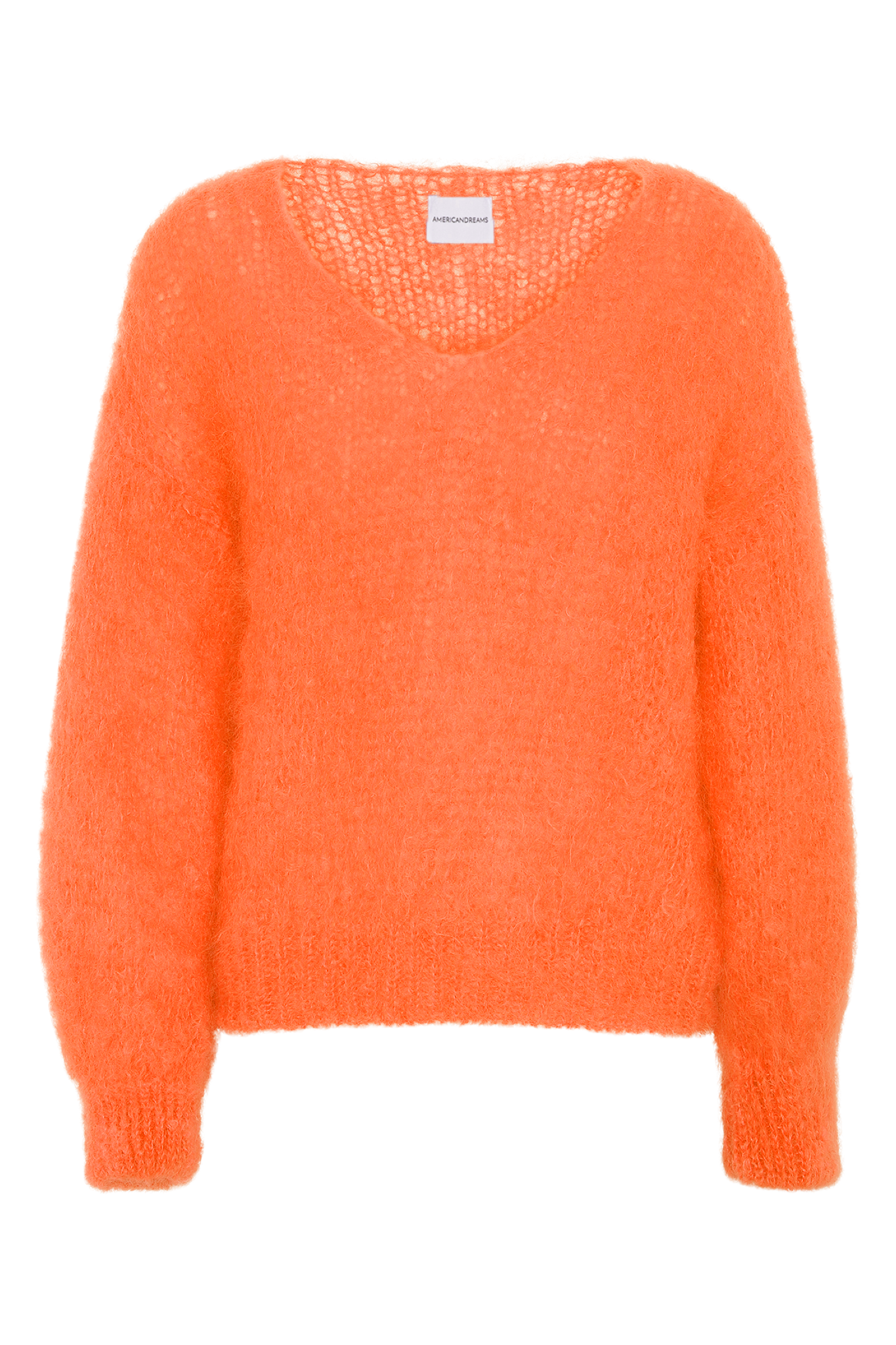 Milana LS Mohair Knit Burnt Orange