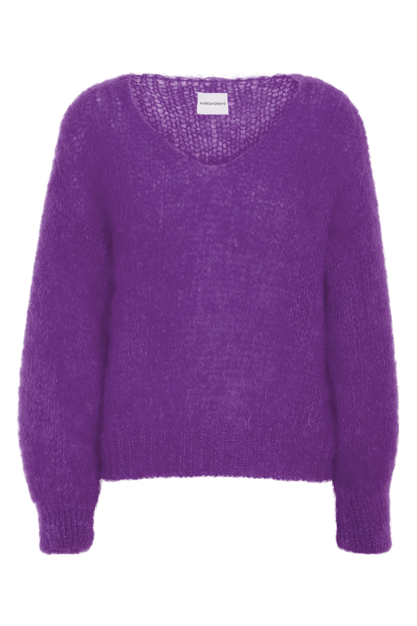 Milana LS Mohair Knit Deep Purple