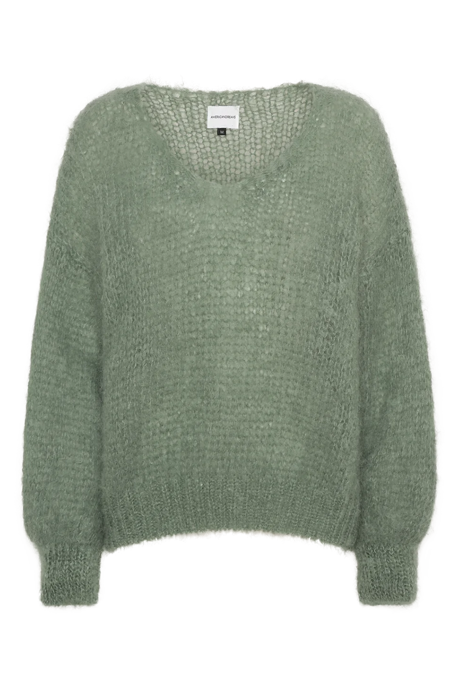 Milana LS Mohair Knit Dusty Green