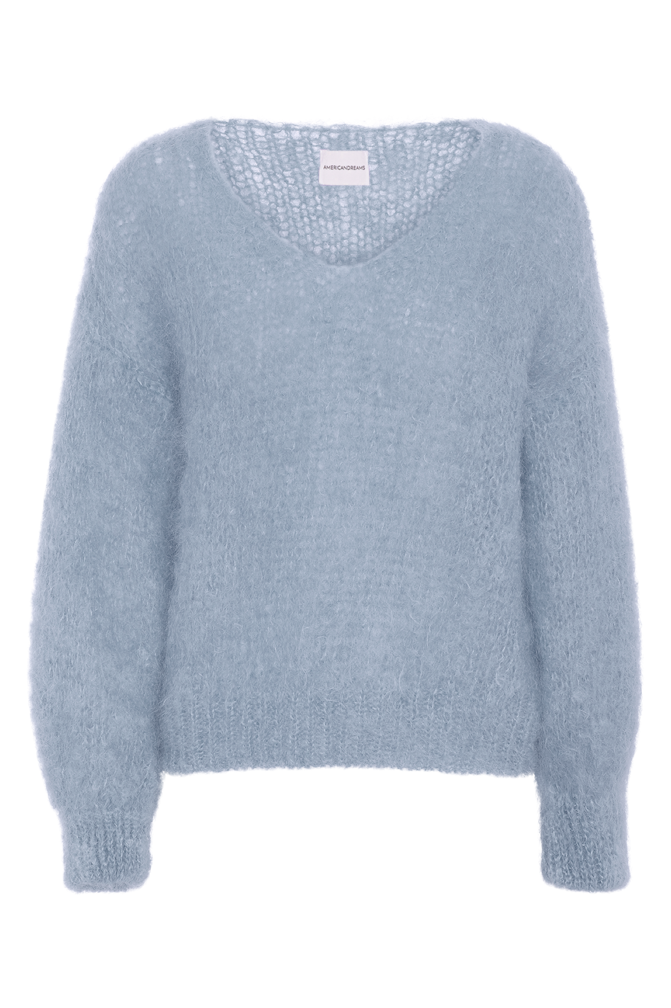 Milana LS Mohair Knit Light Blue