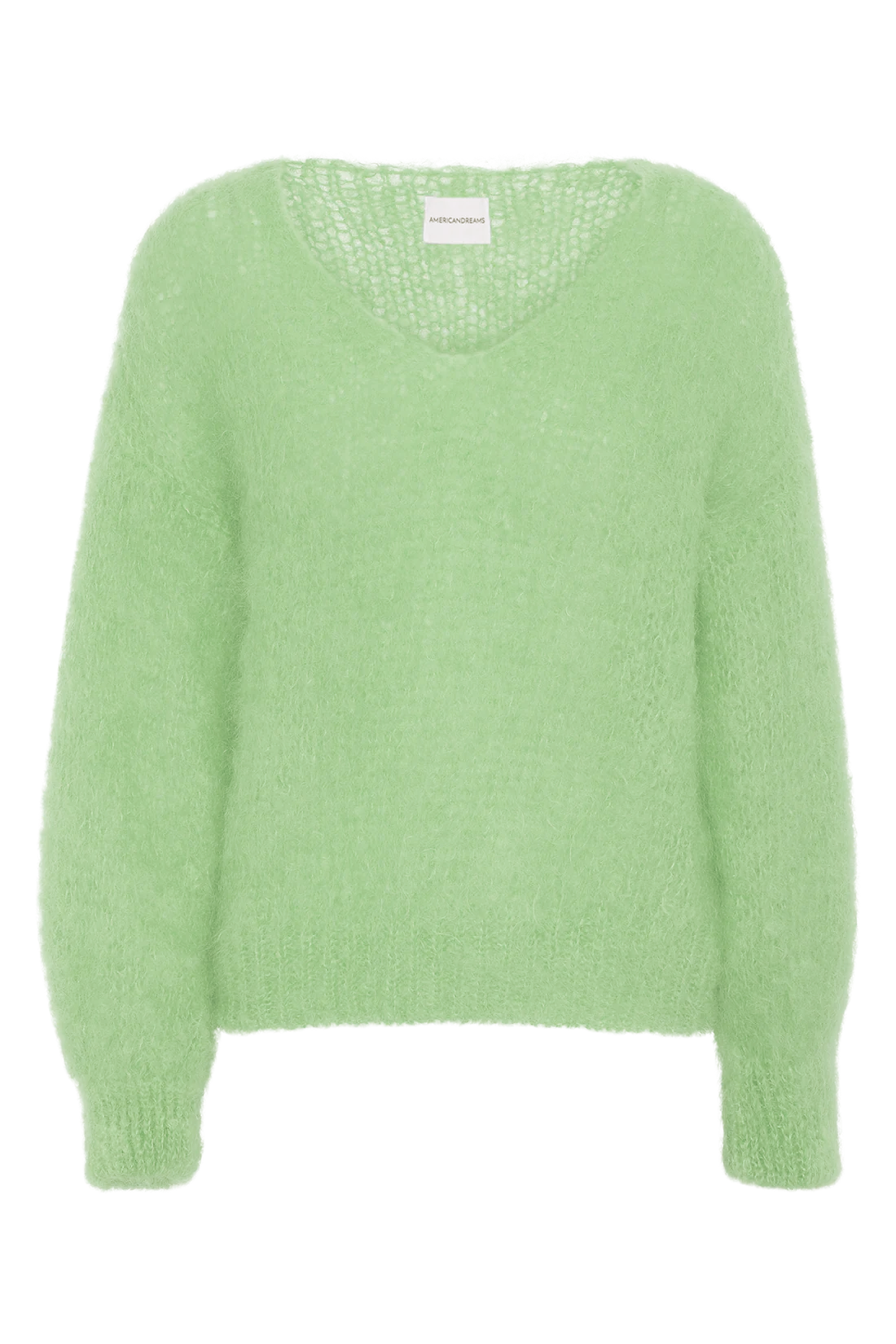 Milana LS Mohair Knit Light Green