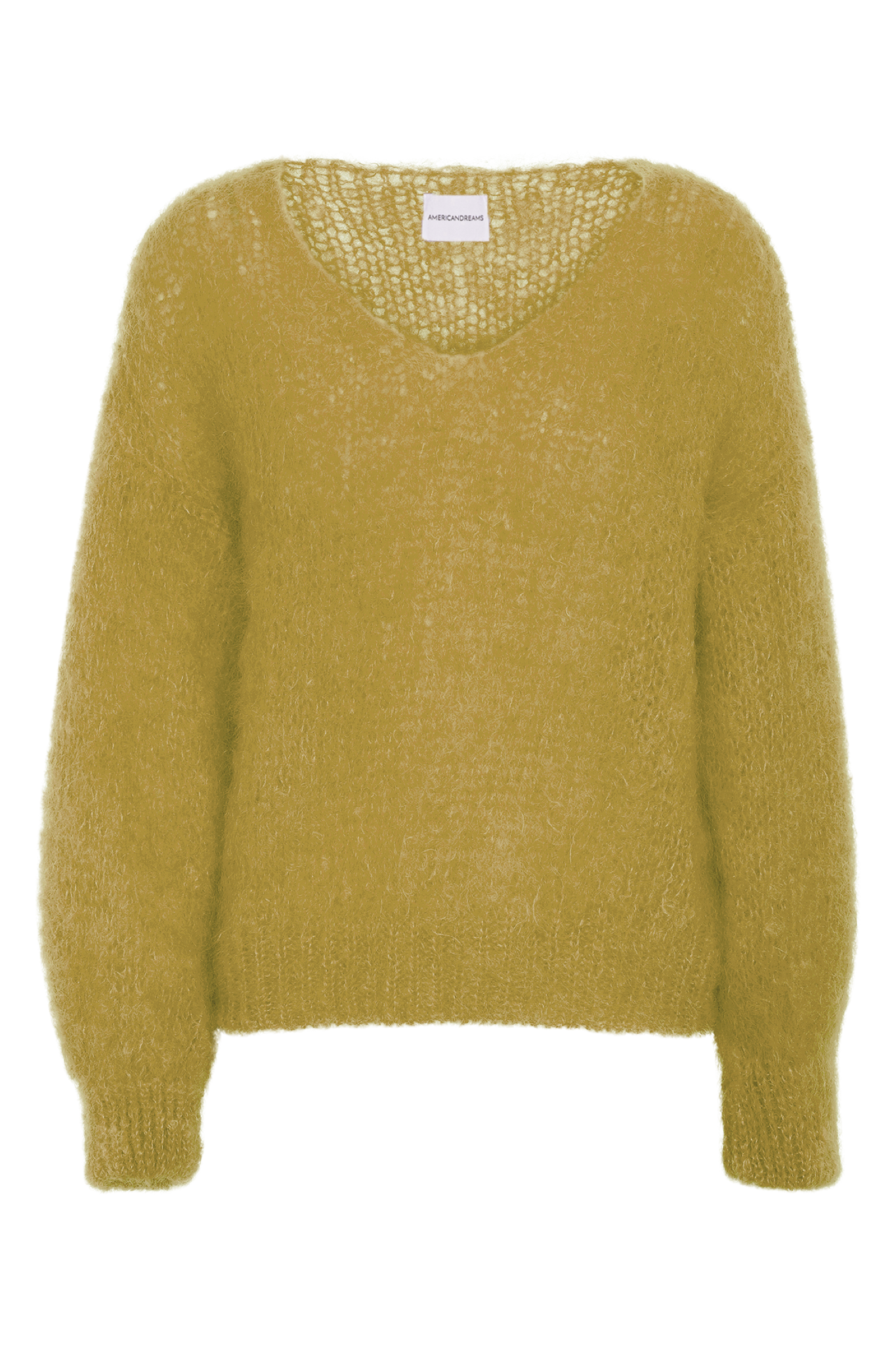 Milana LS Mohair Knit Mustard