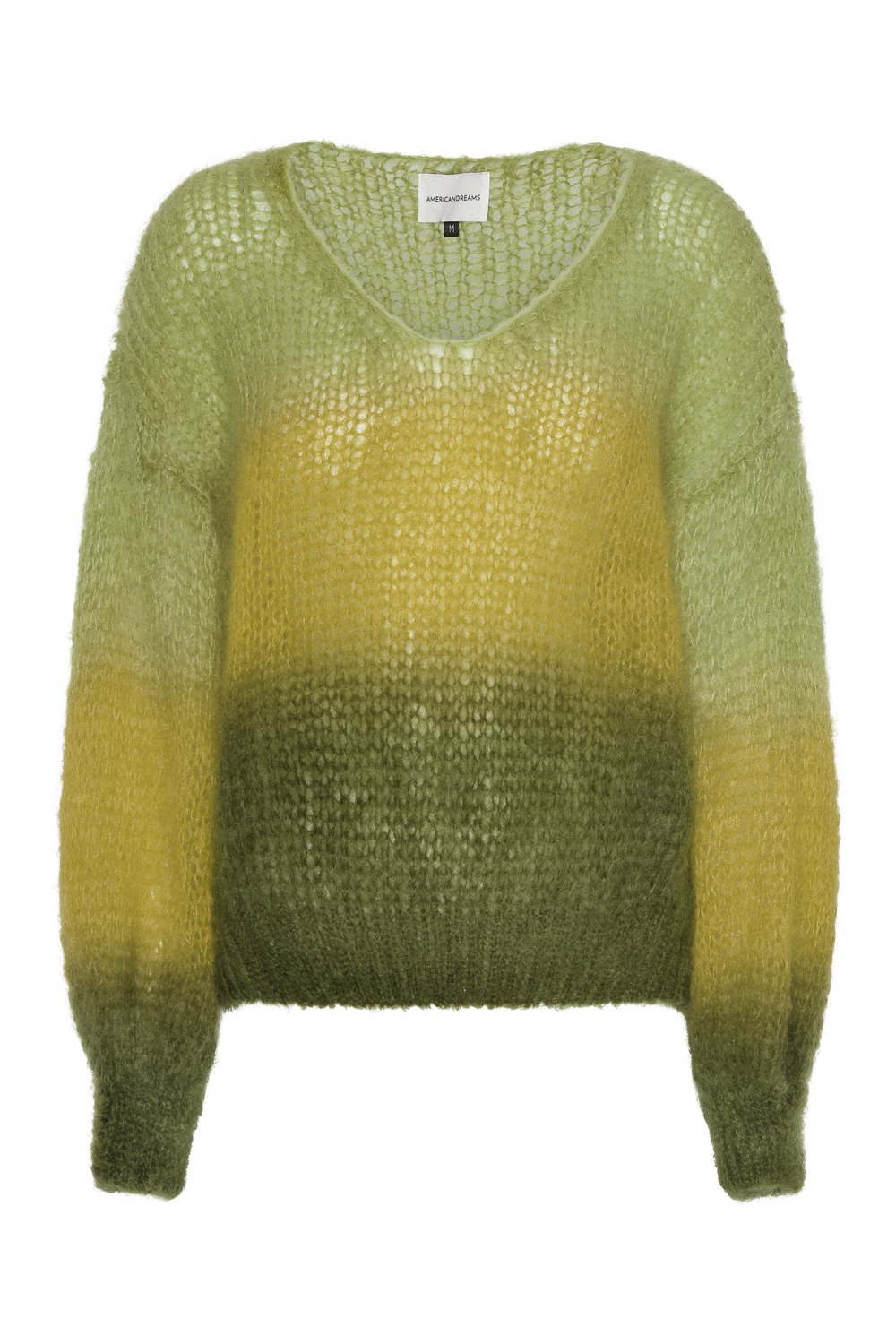 Milana LS Mohair Knit Ombre Green