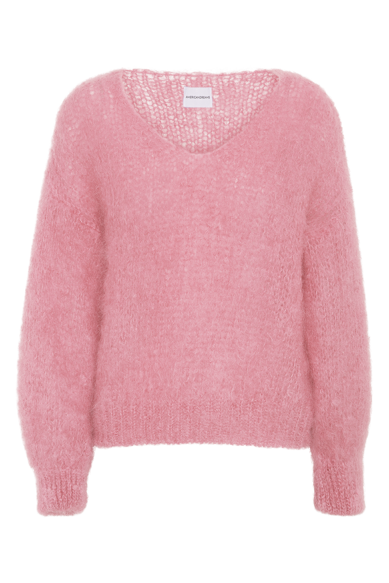 Milana LS Mohair Knit Soft Berry