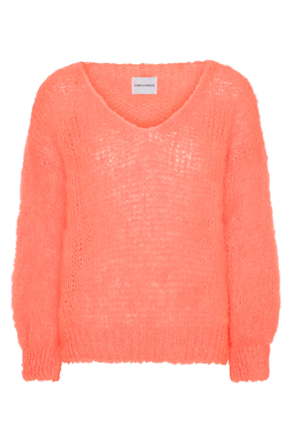 Milana LS Mohair Knit Salmon