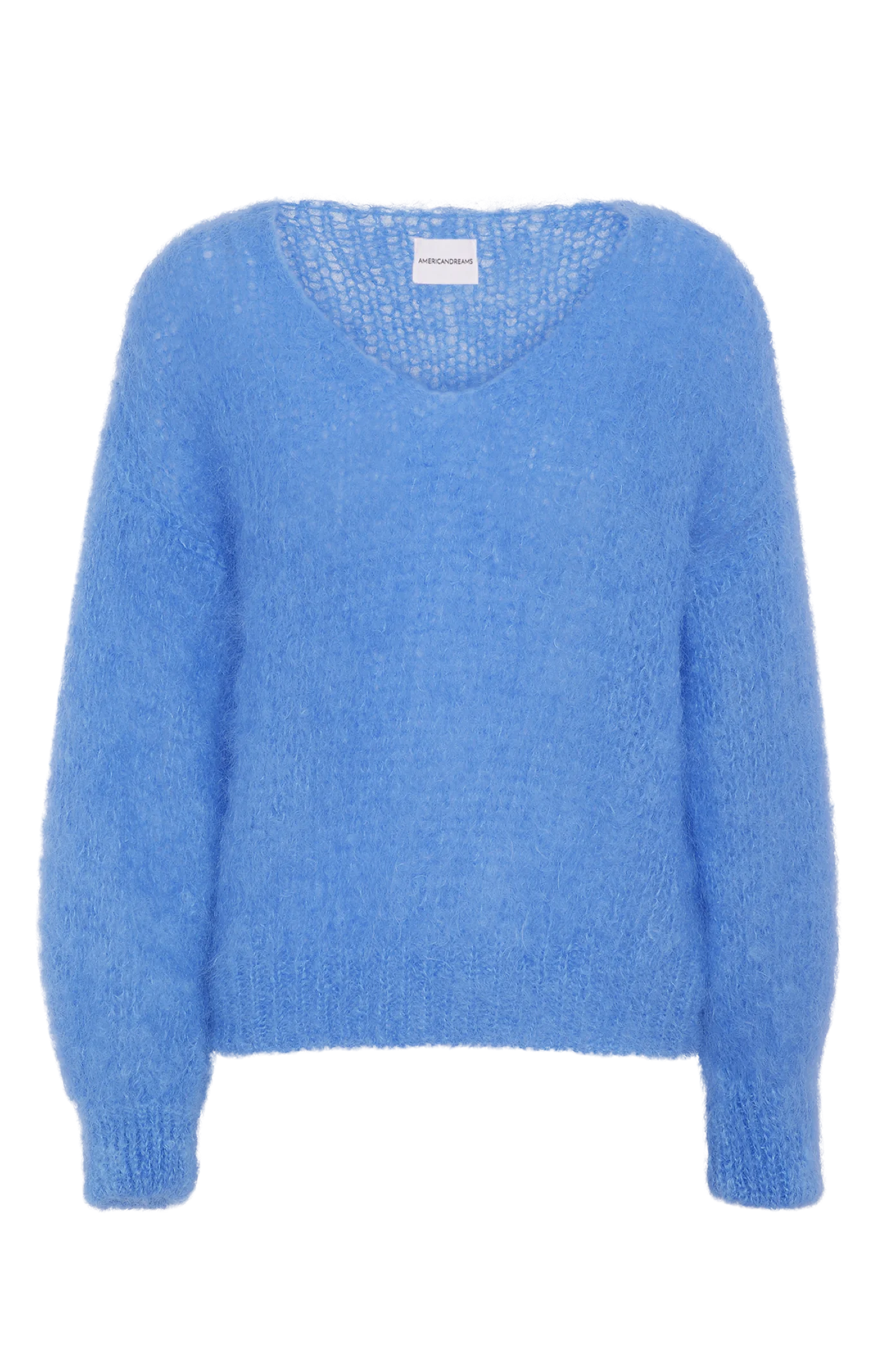 Milana LS Mohair Knit Sky Blue