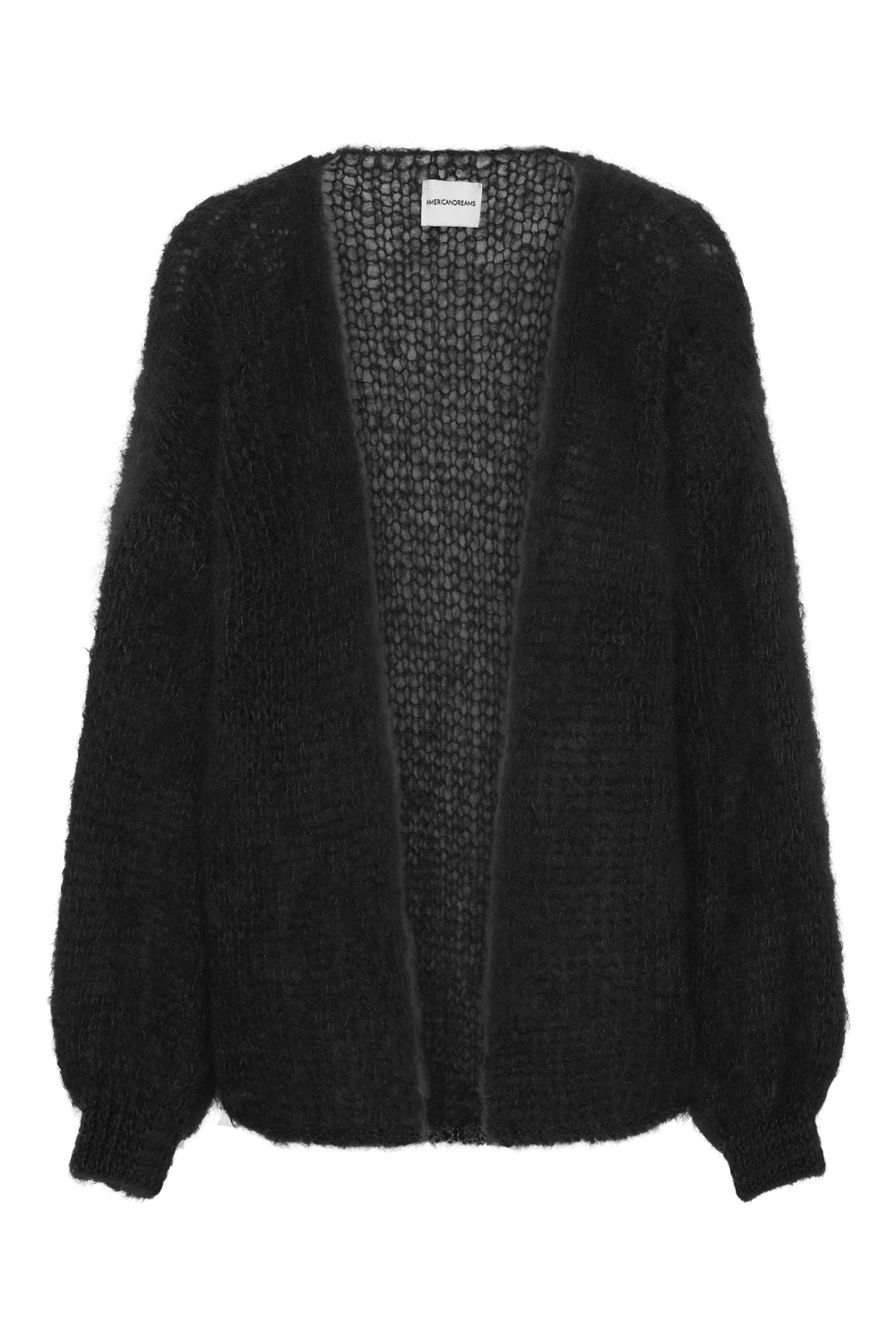 Olivia Mohair Cardigan Without Lurex Black