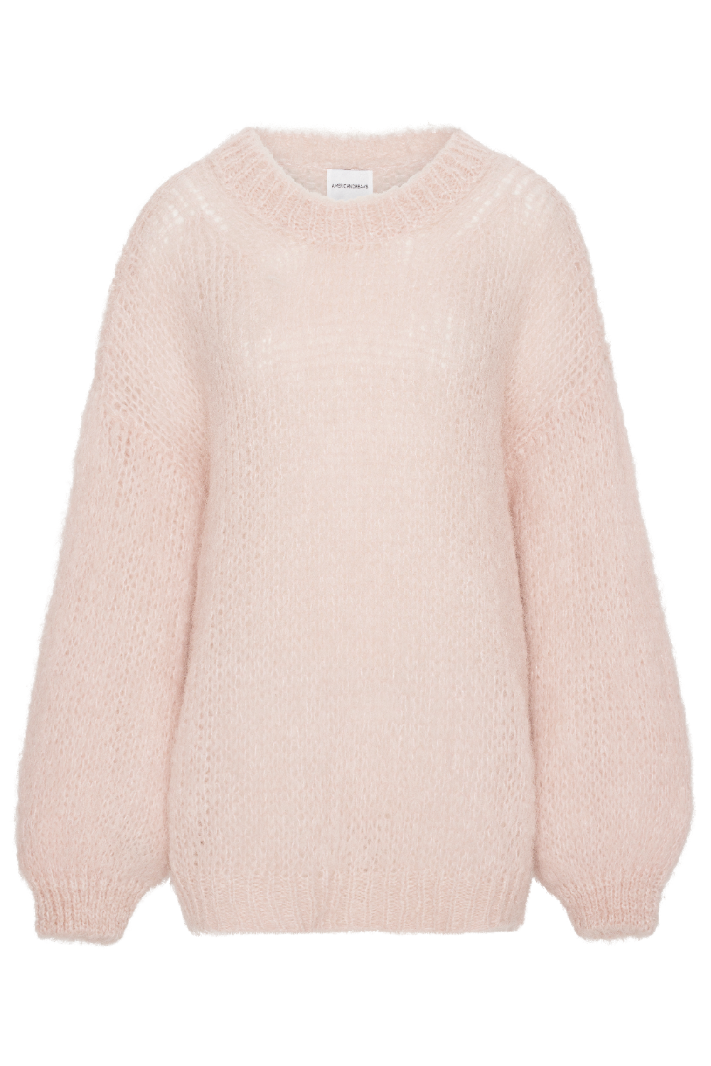 Pepper Round Neck Pullover Light Pink | Americandreams
