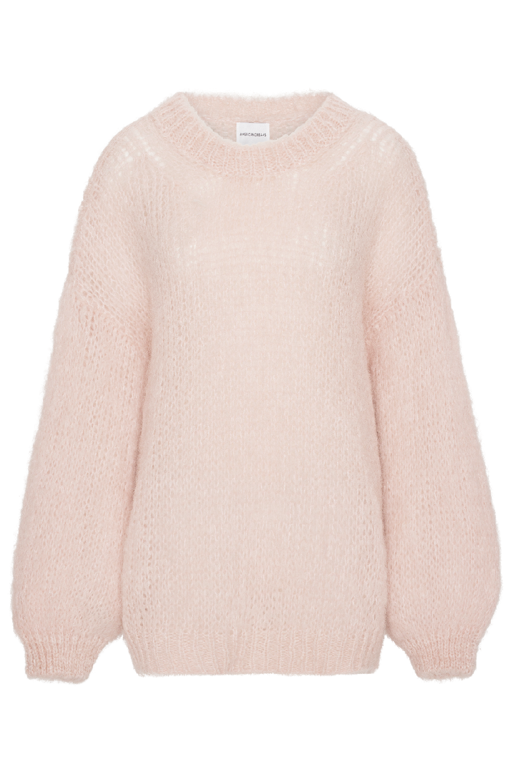Pepper Round Neck Pullover Light Pink