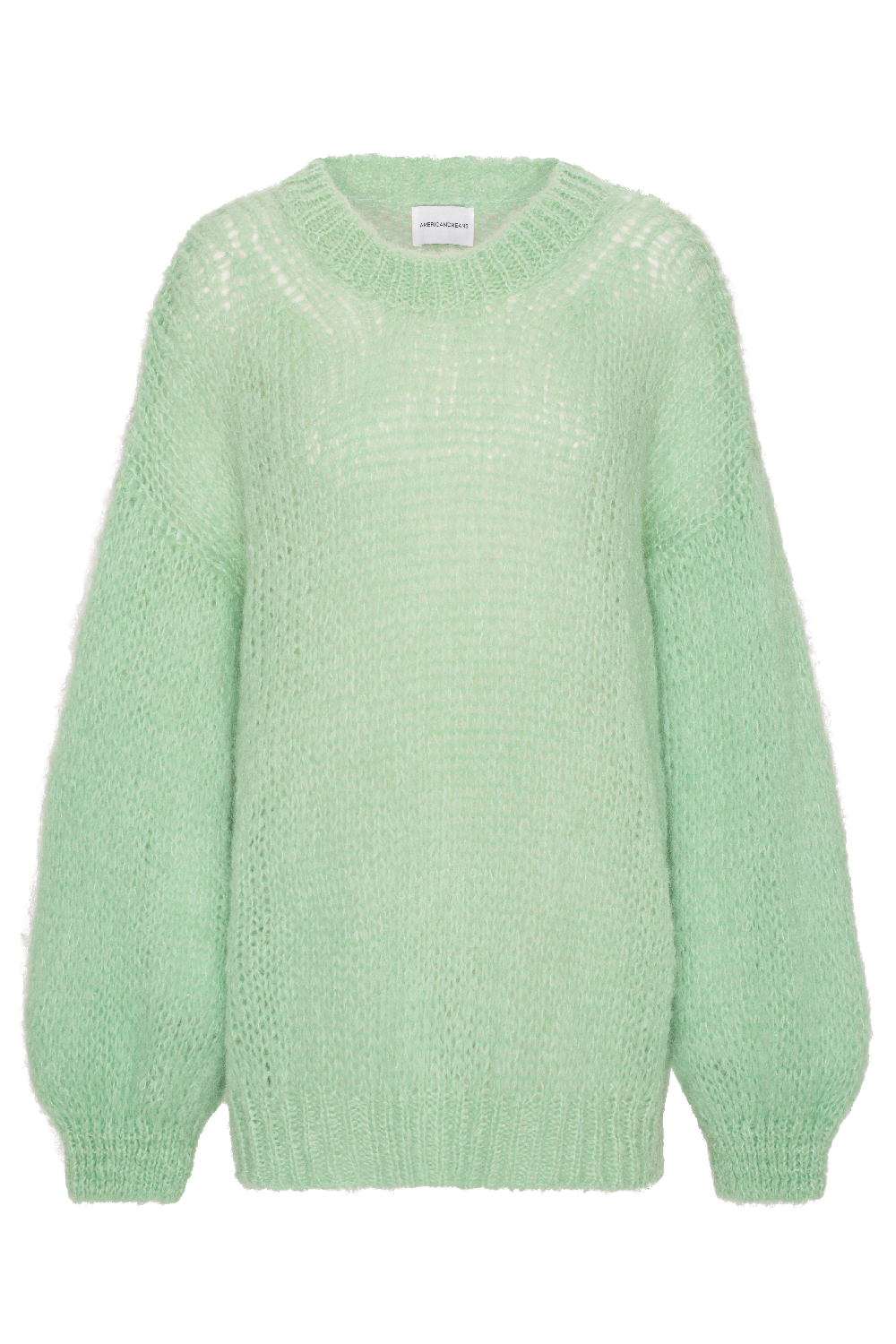 Pepper Round Neck Pullover Mint Green