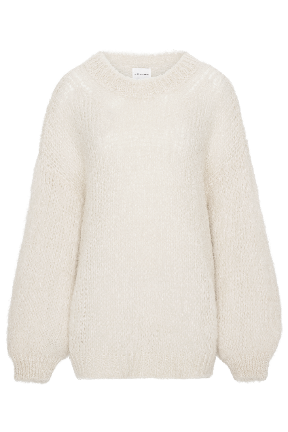 Pepper Round Neck Pullover White