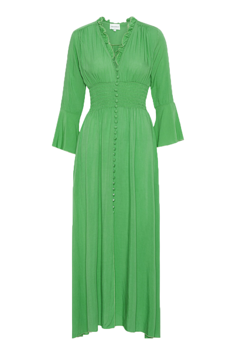 Sally Long Dress Emerald Green