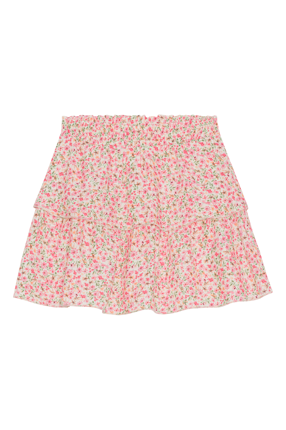Sally Viscose Skirt Kids Light Pink Flower - Sample