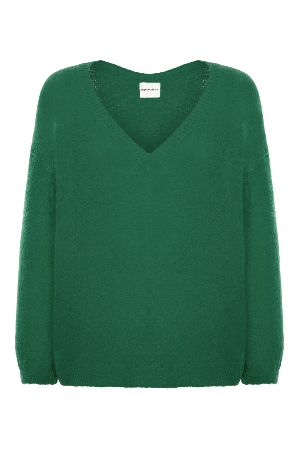 Silja V Neck Knit Jade Green