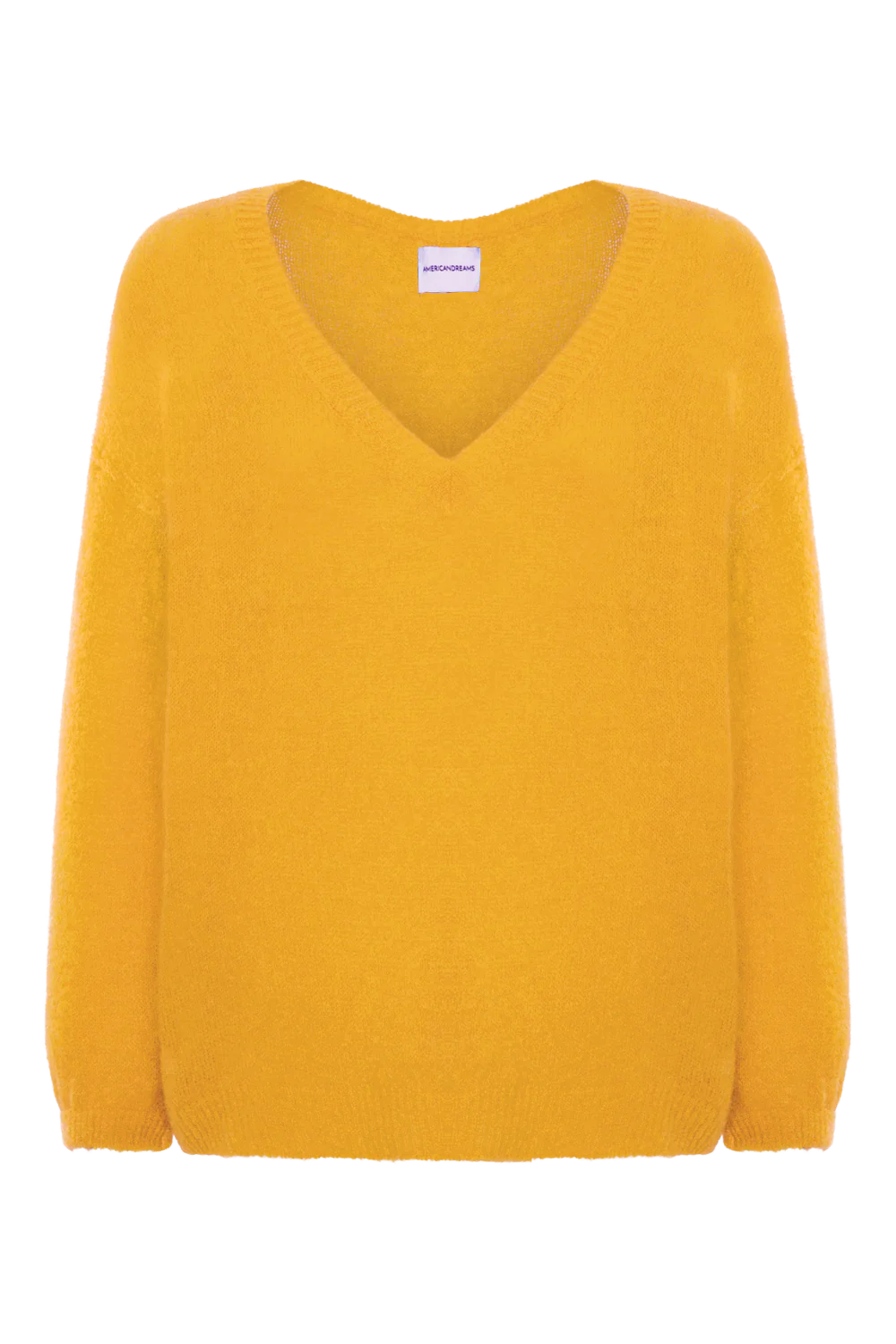 Silja V Neck Knit Yellow